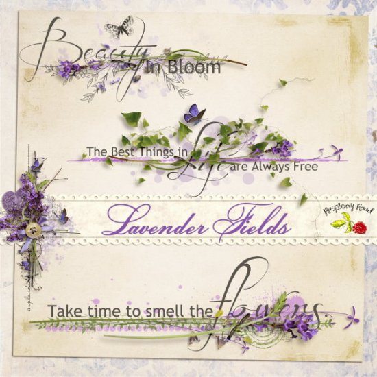 Lavender Fields WordArt - Click Image to Close