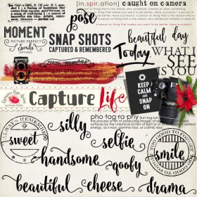 Capture Life Wordart