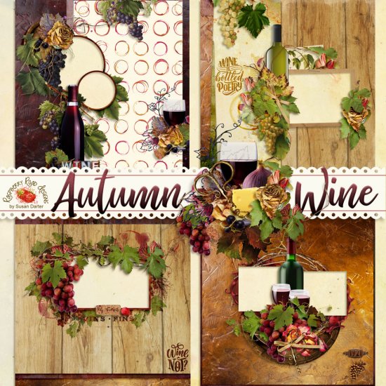 Autumn Wine QP Set - Click Image to Close