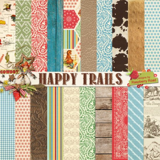 Happy Trails Paper Set - Click Image to Close