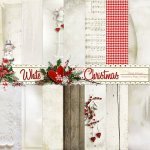 White Christmas Paper Set