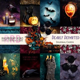 Dearly Departed Journal Cards