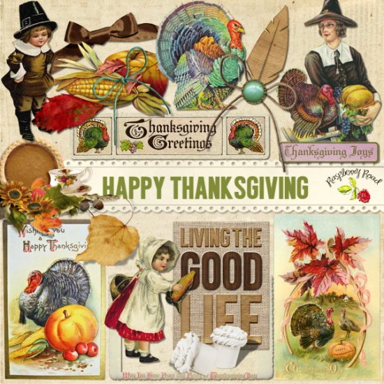 Happy Thanksgiving Freebie Set - Click Image to Close