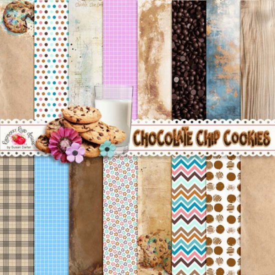 Chocolate Chip Cookies Papers - Click Image to Close