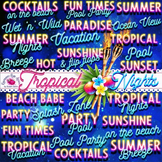 Tropical Nights Neon - Click Image to Close