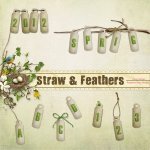 Straw & Feathers Alpha Set Straw & Feathers Alpha Set
