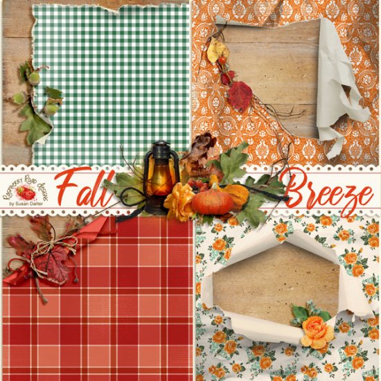 Fall Breeze Stacked Papers - Click Image to Close