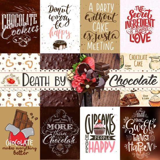 Death By Chocolate Journal Cards - Click Image to Close