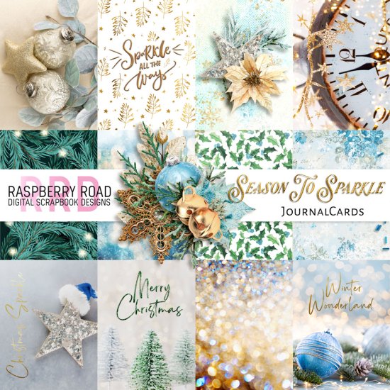 Season To Sparkle Journal Cards - Click Image to Close