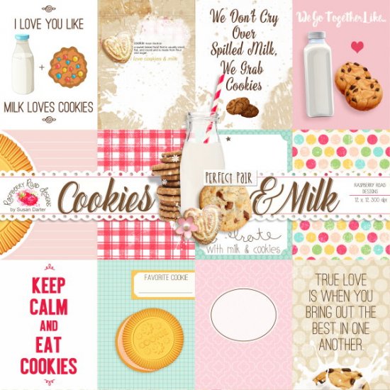 Cookies And Milk Journal Cards - Click Image to Close