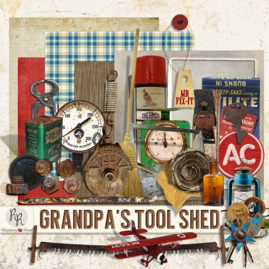 Grandpa's Tool Shed Mini Kit - Click Image to Close