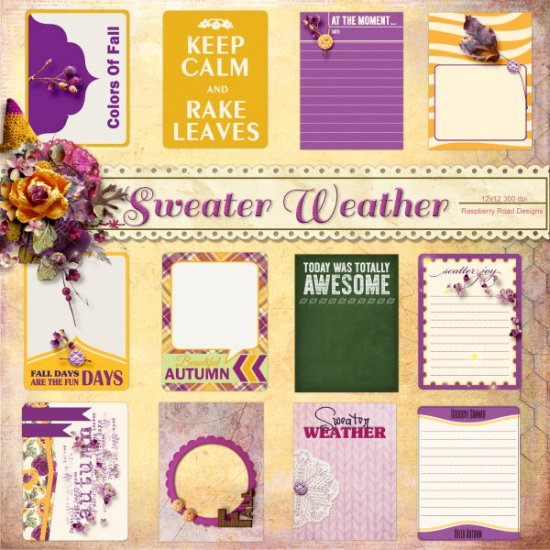 Sweater Weather Journal Cards - Click Image to Close
