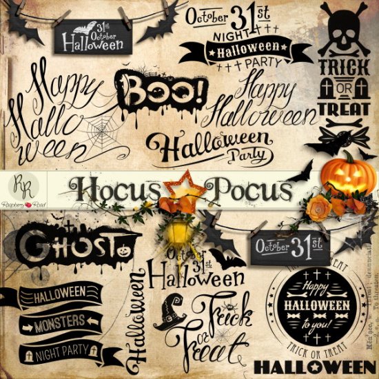 Hocus Pocus Word Art - Click Image to Close