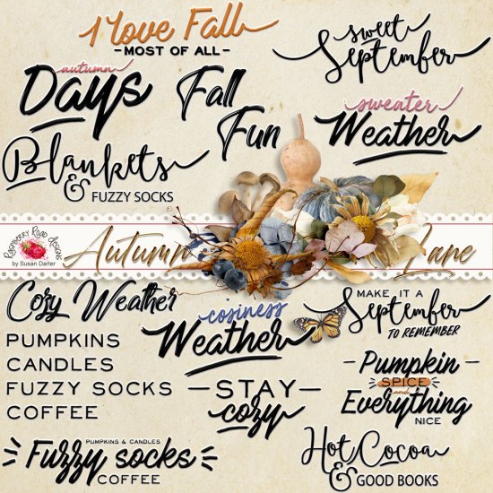 Autumn Lane WordArt - Click Image to Close