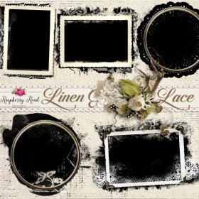 Linen And Lace Masks