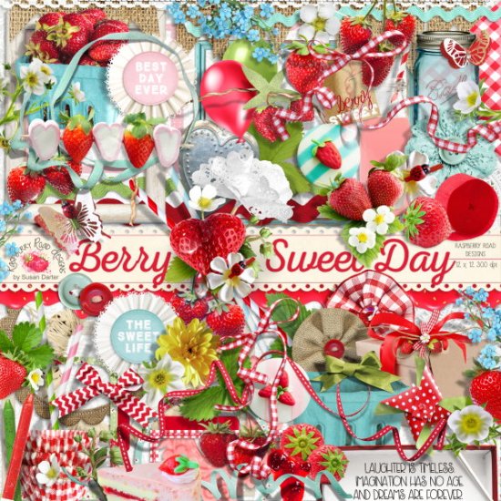 Berry Sweet Day Elements - Click Image to Close