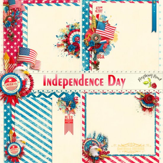 Independence Day Stacked Papers - Click Image to Close