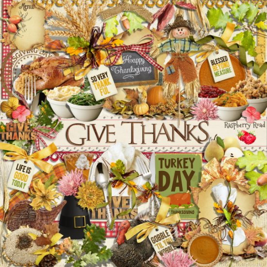 Give Thanks Element Set - Click Image to Close