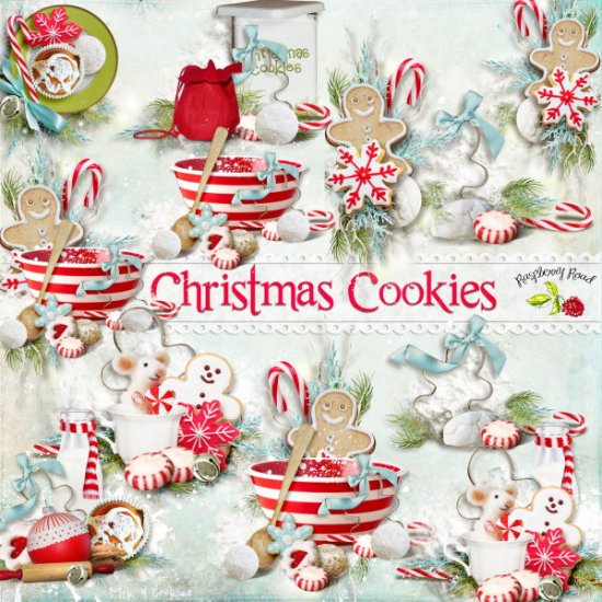 Christmas Cookies Side Clusters