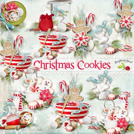 Christmas Cookies Side Clusters - Click Image to Close