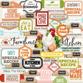 Farmhouse Kitchen Labels