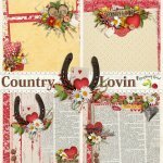 Country Lovin' Stacked Papers Country Lovin' Stacked Papers