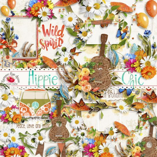 Hippie Chic Clusters - Click Image to Close