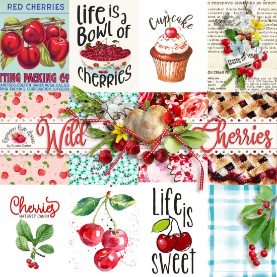 Wild Cherry Journal Cards