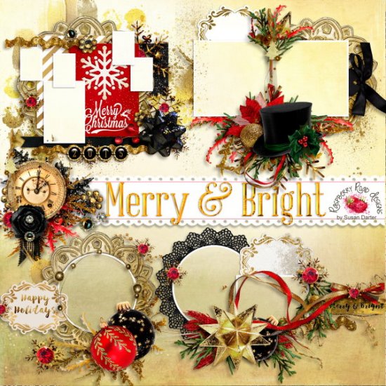 Merry & Bright Cluster Set - Click Image to Close