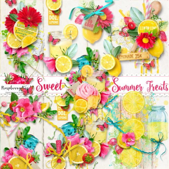 Sweet Summer Treats Side Clusters - Click Image to Close