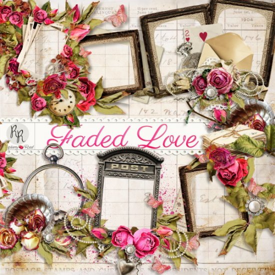 Faded Love Cluster Set - Click Image to Close