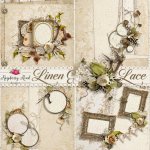Linen And Lace QP Set Linen And Lace QP Set