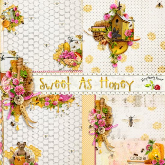 Sweet As Honey Stacked Papers - Click Image to Close