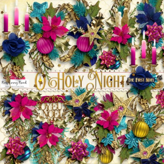 O Holy Night Side Clusters - Click Image to Close