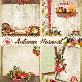 Autumn Harvest Stacked Paper Set