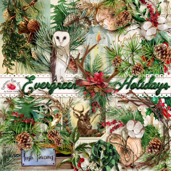 Evergreen Holidays Ephemera - Click Image to Close