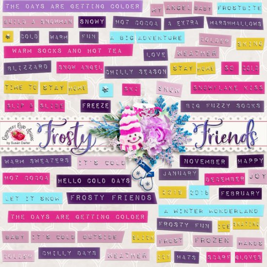 Frosty Friends Labels - Click Image to Close
