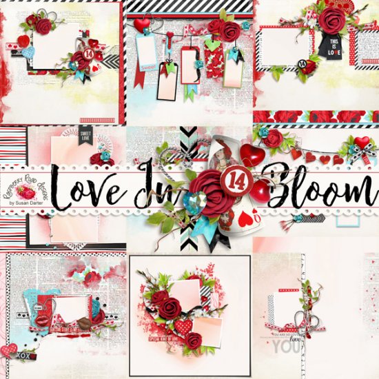 Love In Bloom QP Set - Click Image to Close