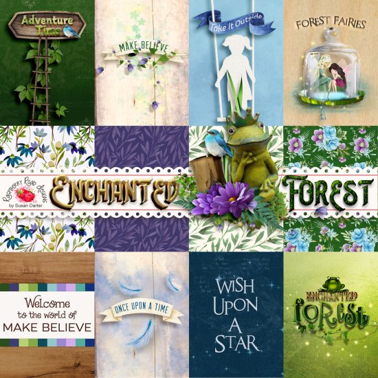 Enchanted Forest Journal Cards - Click Image to Close