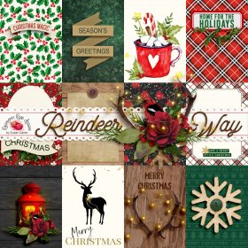 Reindeer Way Journal Cards