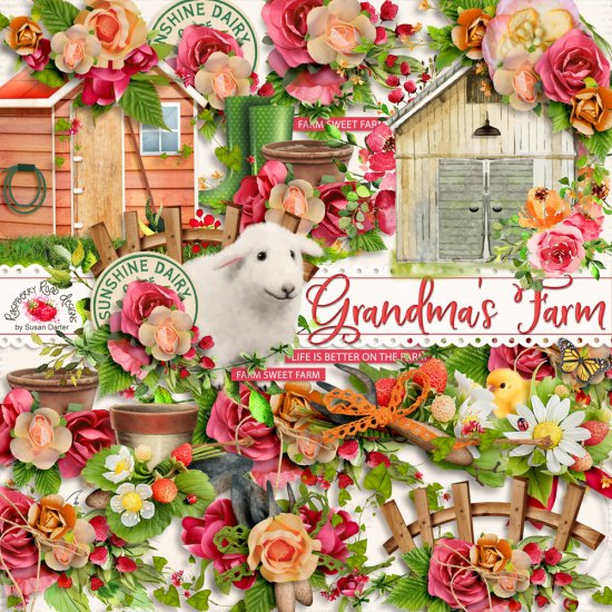 Grandma's Farm Side Clusters - Click Image to Close