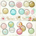 Bebe's Big Day Flair Set Bebe's Big Day Flair Set
