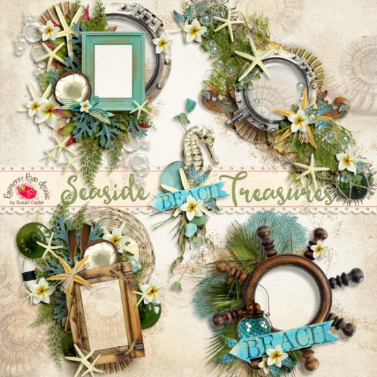 Seaside Treasures Cluster Set