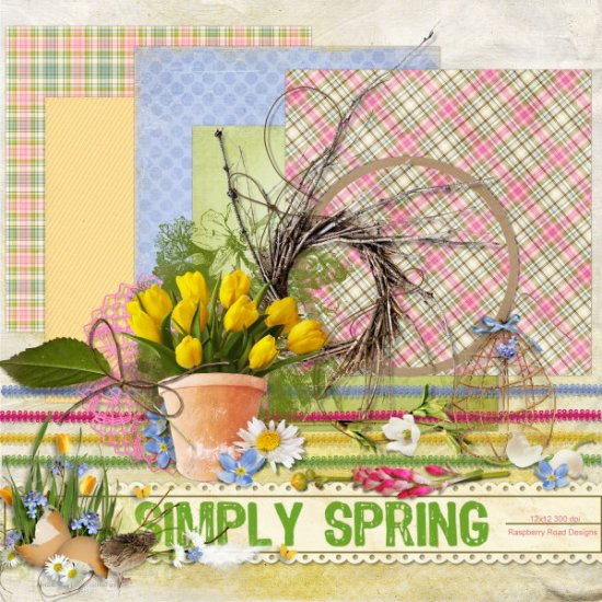 Simply Spring AddOn Kit - Click Image to Close