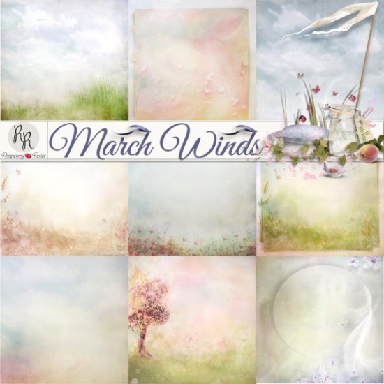 March Winds Paper Set - Click Image to Close