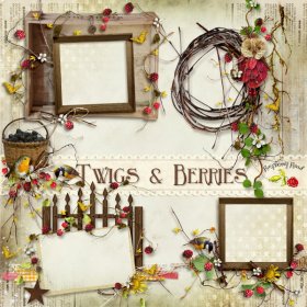 Twigs & Berries Cluster Set