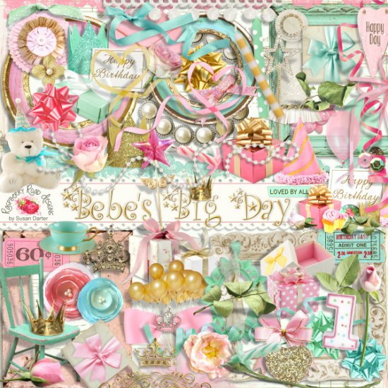 Bebe's Big Day Element Set1 - Click Image to Close