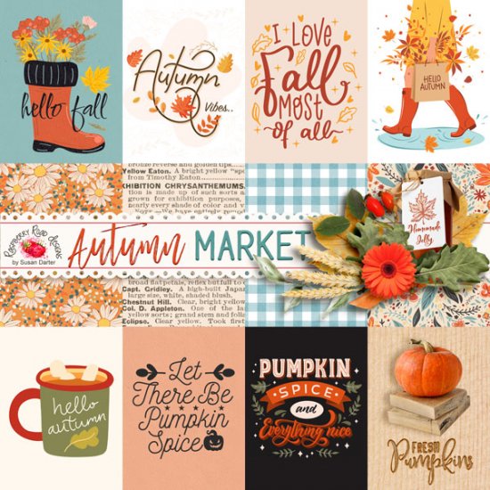 Autumn Market Journal Cards - Click Image to Close