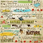 Nature Retreat WordArt