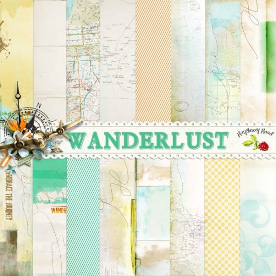 Wanderlust Paper Set - Click Image to Close